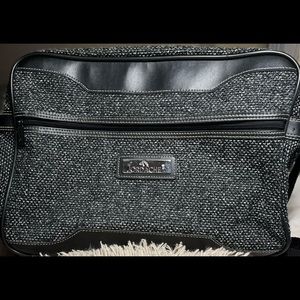 Vintage Jordache Tweed Weekender Bag